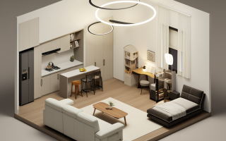 以下是根据“100平米三室一厅设计”生成的设计图，这可以帮助我们更直观地理解上述设计方案的实际效果：